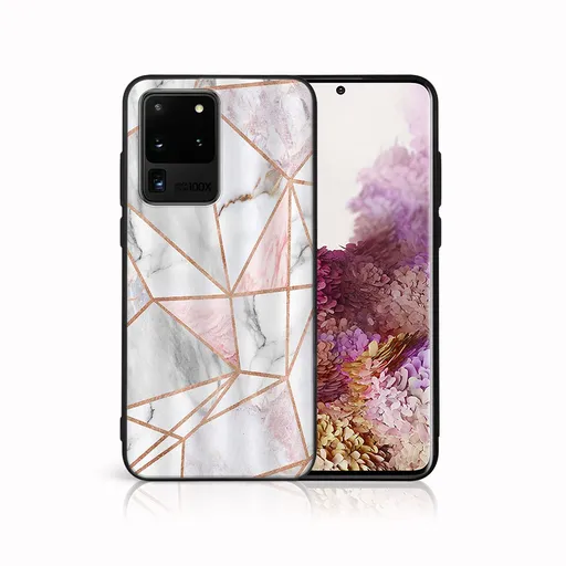 MY ART Ochranný kryt pre Samsung Galaxy S20 Ultra PINK MARBLE (143)