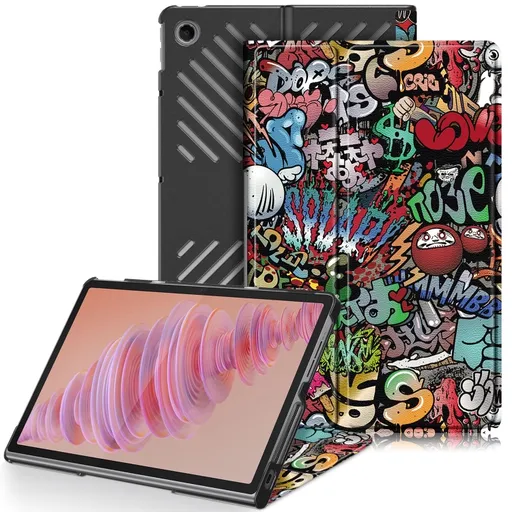 ART Zaklápacie puzdro pre Lenovo Tab Plus 11.5  GRAFFITI