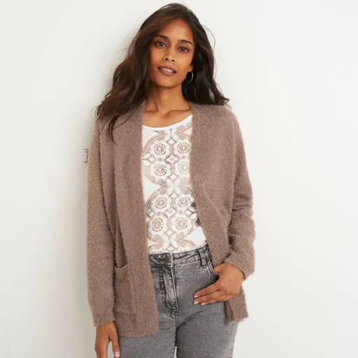 Dlhý sveter s vlasom