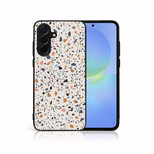 MY ART Ochranný kryt pre Samsung Galaxy A17 / A17 5G BEIGE TERRAZZO (162)