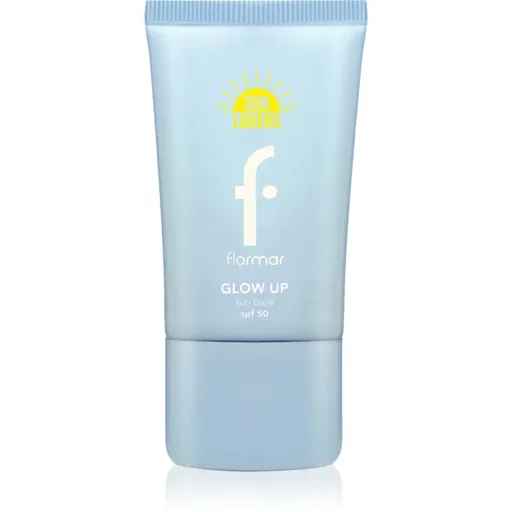 flormar Glow Up Sun Base SPF 50 hydratačná podkladová báza pod make-up pre rozjasnenie pleti SPF 50 40 ml