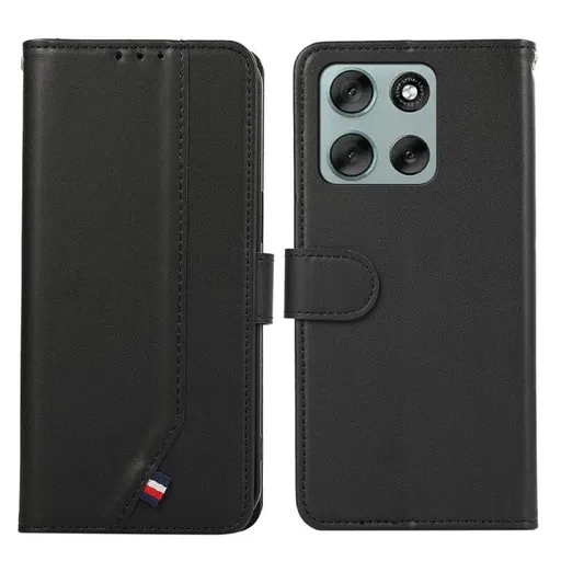 ABEEL DELICATE Peňaženkový obal Motorola Moto G86 Power 5G čierny