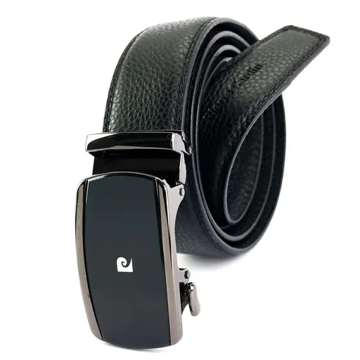 Opasok z pravej kože a s automatickou prackou Pierre Cardin