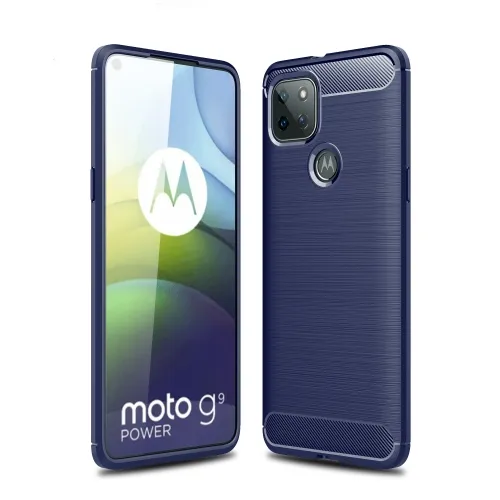 FLEXI TPU Kryt Motorola Moto G9 Power modrý