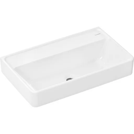 Hansgrohe Xanuia Q umývadlo 65x39 cm bez otvoru pre batériu, bez prepadu 60220450