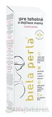 Biela perla, zubná pasta pre tehotné a dojčiace mamy, 75ml