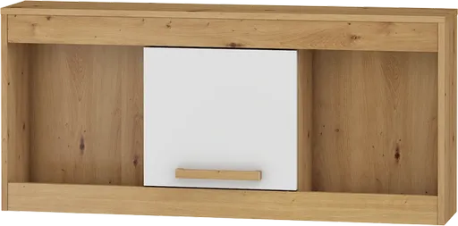 ArtCross Polica MAXIMUS | MXS-21 Farba: Dub ARTISAN/biela lesk