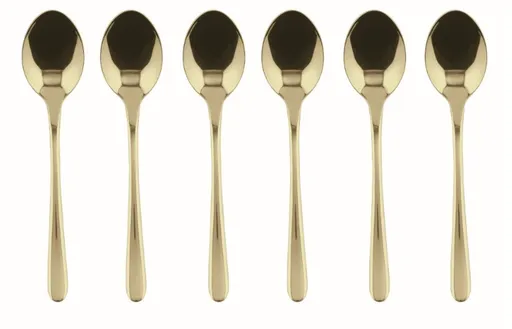 OSTATNÍ Kávové lyžičky Taste PVD Champagne, 6 ks