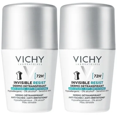 Vichy deo roll-on na citlivou pokožku 2 x 50 ml