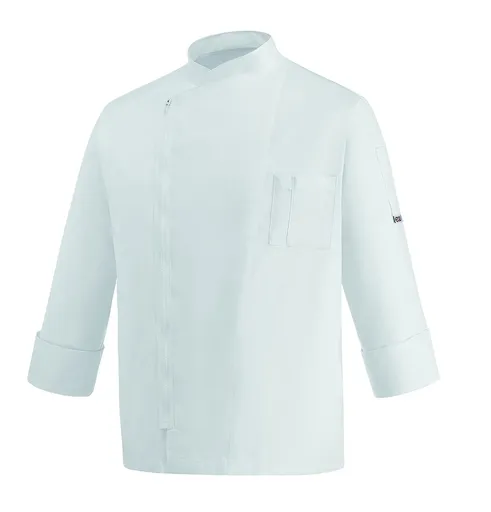 EGOCHEF Kuchársky rondon EGOchef ZIP (zapínanie na zips) - biely Biela,S