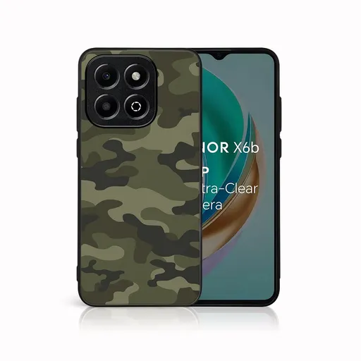 MY ART Ochranný kryt pre Honor X6b GREEN CAMO (235)