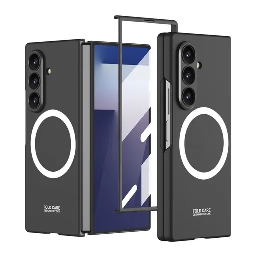 GKK MAGSAFE Ochranný kryt so zabudovaným sklom Samsung Galaxy Z Fold7 5G BLACK