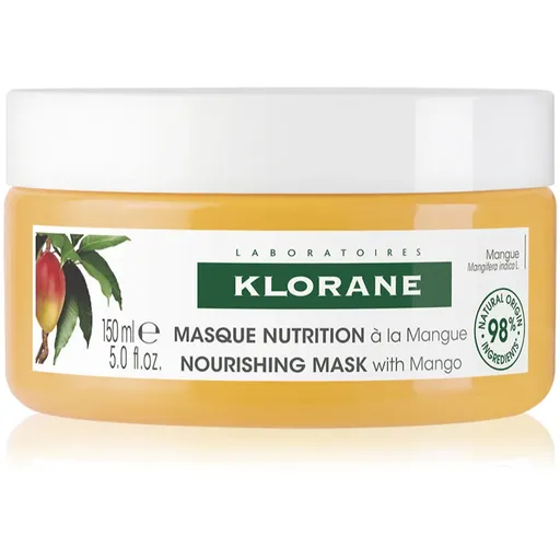 Klorane Mango Nourishing Mask intenzívne vyyživujúca maska na vlasy 150 ml