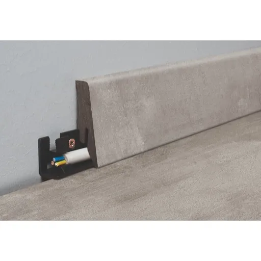 Lišta soklová Naturel šedá, MDF, dĺžka 260 cm, L58C8474