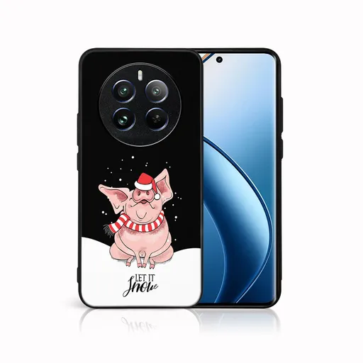 MY ART Kryt s vianočným dizajnom Realme 12 5G LET IT SNOW (075)