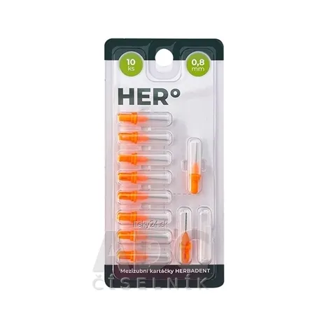 HERBADENT HERo ELECTRA Medzizubná kefka 0,8 mm