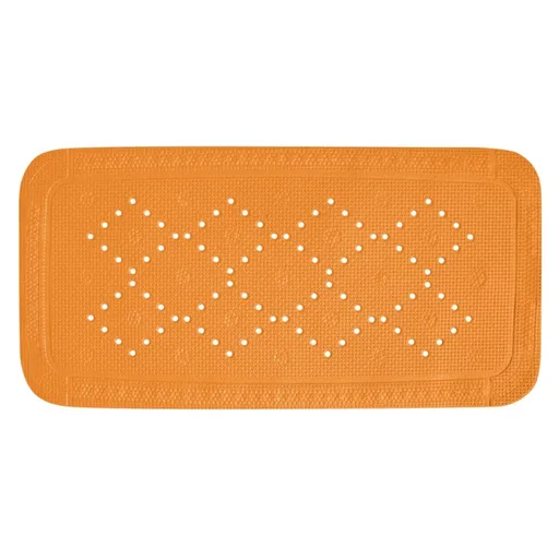 Spirella Protišmyková podložka do vane ALASKA, oranžová, 71 x 36 cm