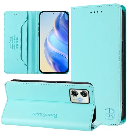 RINA Zaklápacie puzdro pre Motorola Moto G54 / G54 Power Edition 5G svetlomodré