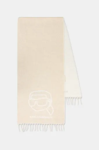 Šál s prímesou vlny Karl Lagerfeld IKON