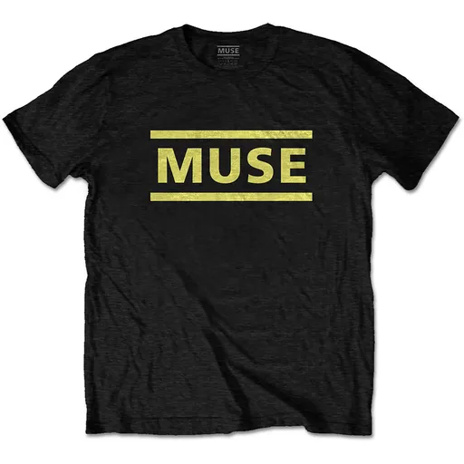 Muse tričko Yellow Logo Čierna XXL