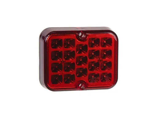 Hmlovka zadná LED STU červená trl17led