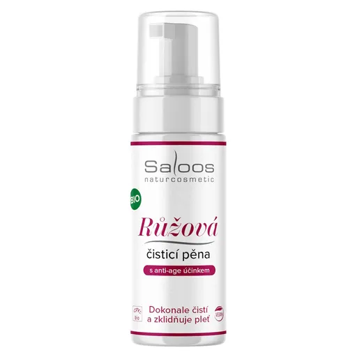 SALOOS Bio Ružová čistiaca pena na pleť 150 ml