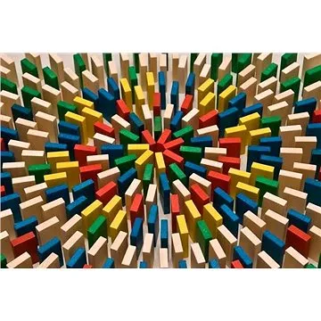 EkoToys Domino farebné, 430 ks (5901549780123)