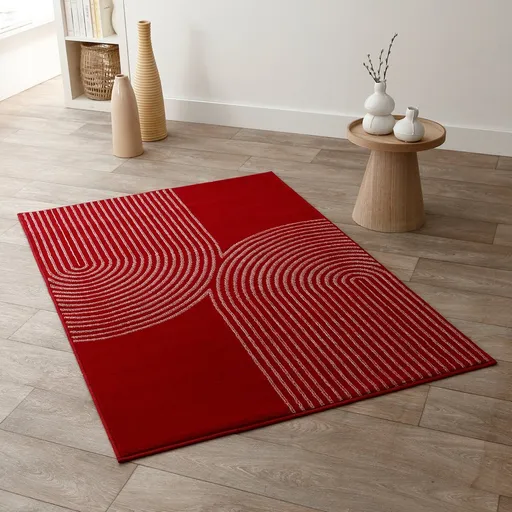 Koberec s jemným vzorom