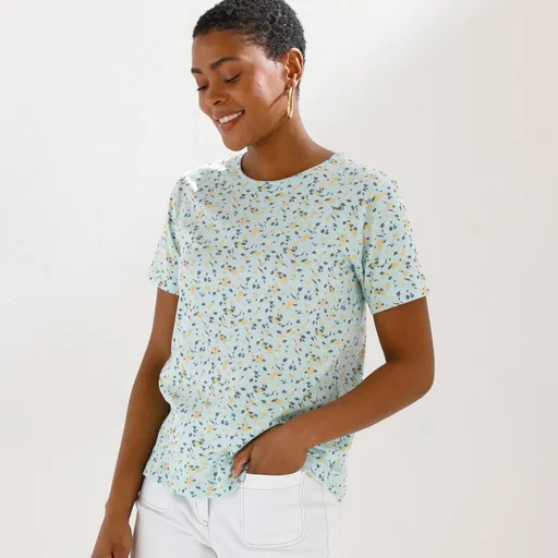 Tričko s celopotlačou a krátkymi rukávmi