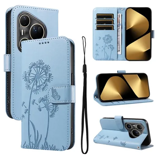 ART DANDELION Peňaženkové puzdro pre Huawei Pura 80 Ultra modré