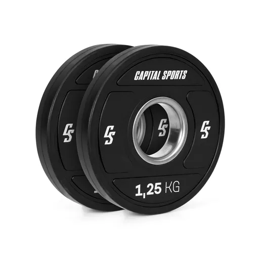 Capital Sports Elongate 2020, kotúče, 2 x 1,25 kg, tvrdá guma, 50,4 mm