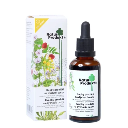 NATURPRODUKT Kvapky pre deti na dýchacie cesty 50 ml