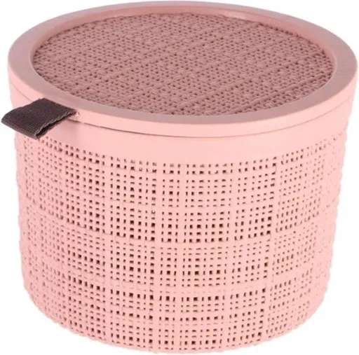 CURVER Košík JUTE 2L okrúhly | ružová