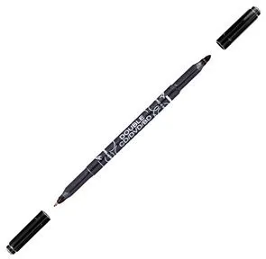 Popisovač Centropen obojstr. 3616 CD/DVD/BD čierny valcový hrot 0,6 a 2,5mm