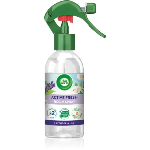 Air Wick Active Fresh Spray Lavender & Lily bytový sprej s vôňou levandule 237 ml