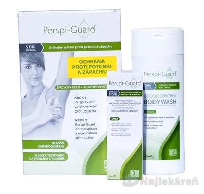 PerspiGuard antibakterialní sprchový krém 200 ml
