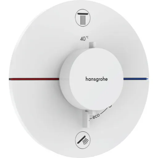 Hansgrohe ShowerSelect Comfort S sprchová a vaňová batéria bez podomietkového telesa matná biela 15554700