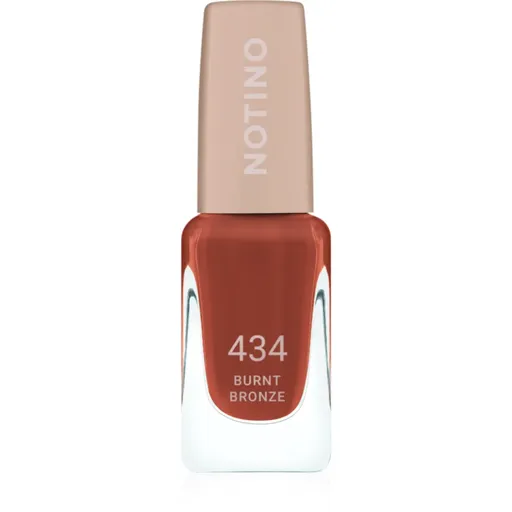 Notino Gel Effect Nail Polish lak na nechty s gélovým efektom 434 Burnt Bronze 10 ml