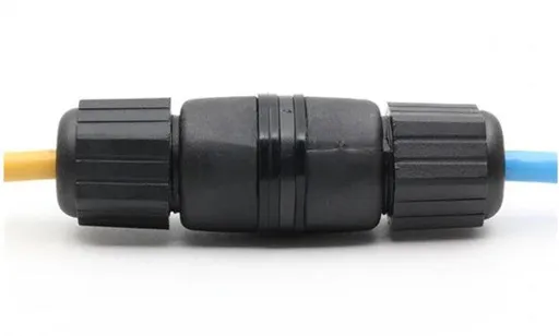 OPTIX Tienená vodotesná RJ45 káblová spojka, krytie IP-67