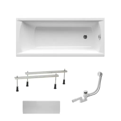 Obdĺžniková vaňa SAT Fusion 160x70 cm akrylát ľavá aj pravá SATVR160ANPC