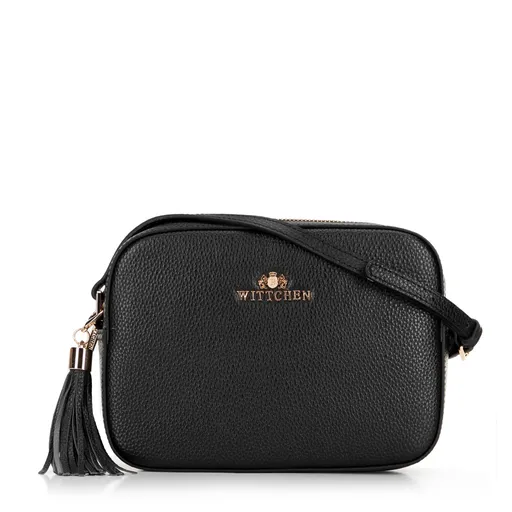 Dámska kožená crossbody kabelka Wittchen so strapcom 29-4E-014-1G