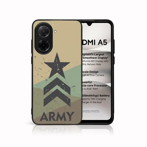 MY ART Ochranný kryt pre Xiaomi Redmi A5 ARMY (236)