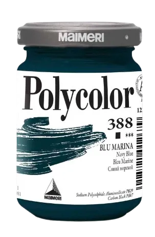MAIMERI POLYCOLOR - Jemné vinylové farby 388 - navy blue, 140 ml