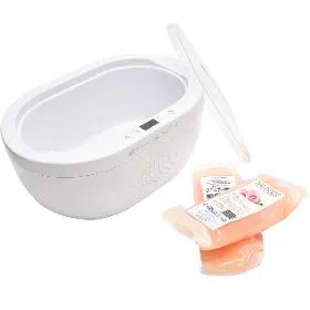 Rio-Beauty Ohrievač vosku + parafín, 2 ks. Profesionálny Ohrievač parafínového vosku Rio