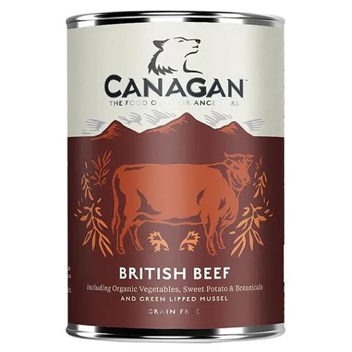 CANAGAN British beef konzerva pre psov 400 g