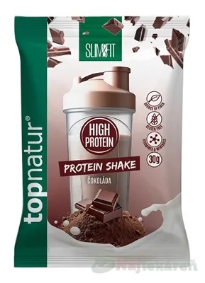 topnatur SLIM&FIT PROTEIN SHAKE Čokoláda prášok 30g