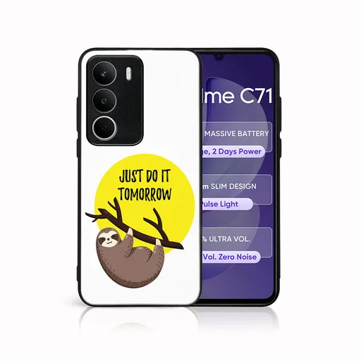 MY ART Ochranný kryt pre Realme C71 SLOTH (188)