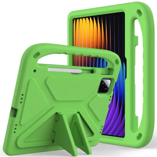 KIDDO Detský obal pre Xiaomi Pad 7 / Pad 7 Pro zelený