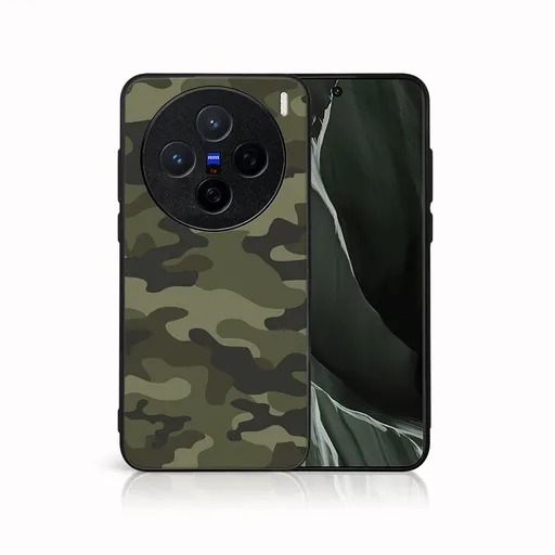 MY ART Ochranný kryt pre Vivo X200 5G GREEN CAMO (235)