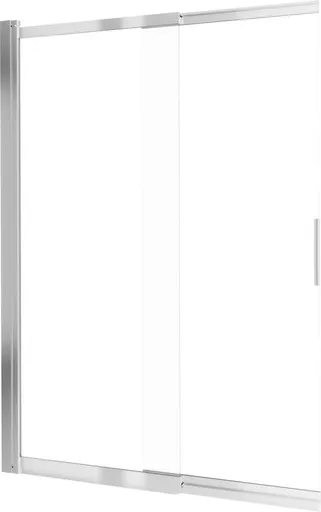 DEANTE - Prizma chróm Vaňová zástena, 100x140 cm KTJ_073R